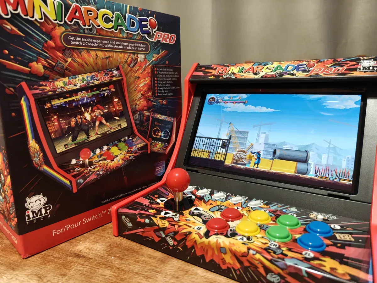 iMP Mini Arcade Pro is a retro delight for the whole family